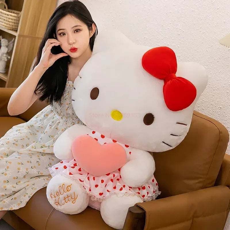 Peluche Hello Kitty Cœur d’Amour