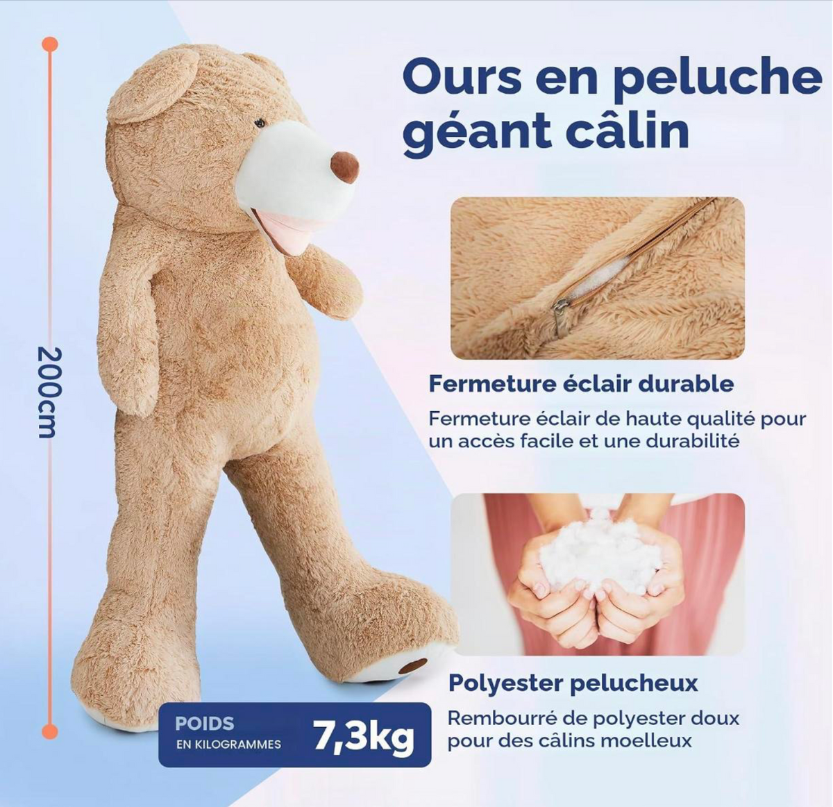 Ours XXL 200 cm