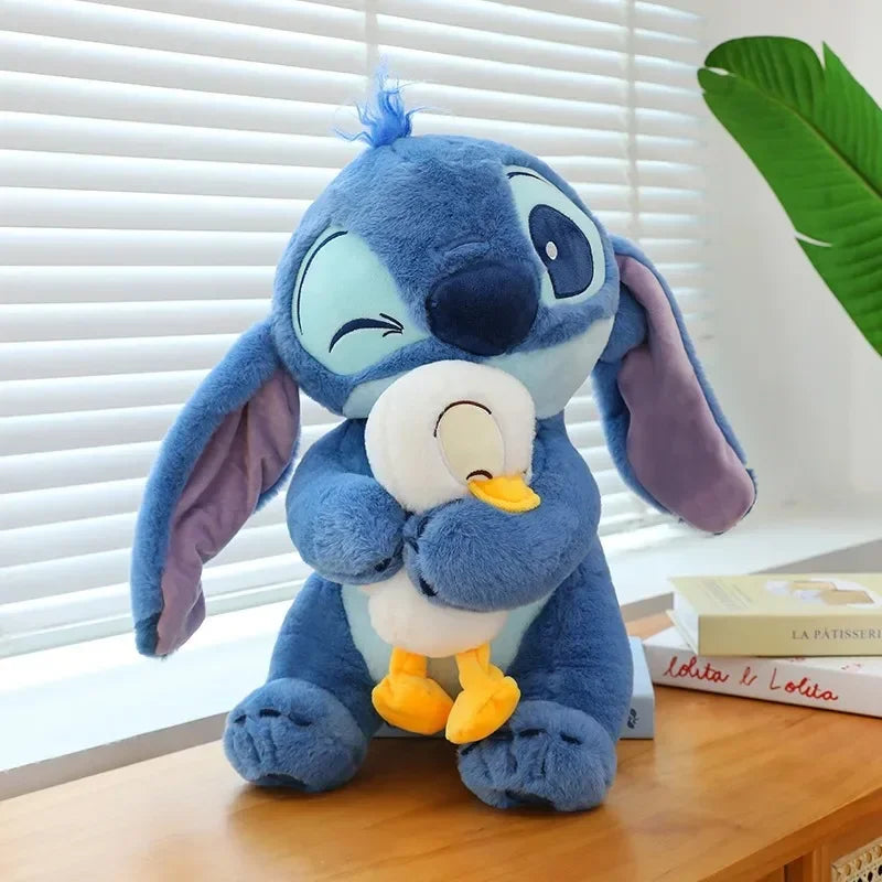 Peluche Stitch et Canard