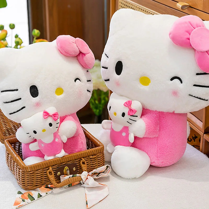 Hello Kitty Mama &amp; Baby Plüsch